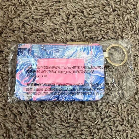 LILLY PULITZER classic green floral dress with plus FREE ID Case - Picture 8 of 8